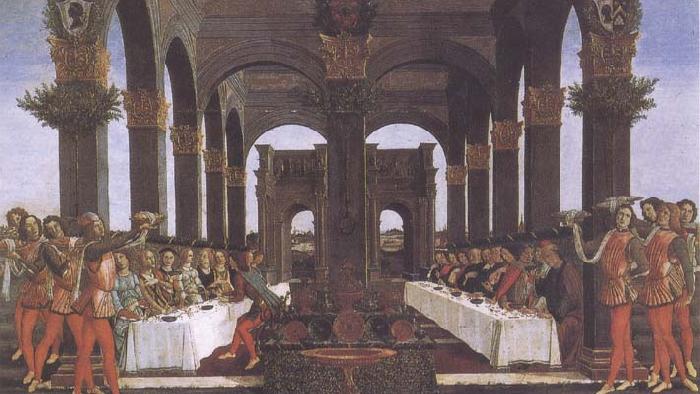 Sandro Botticelli Novella di Nastagio degli Onesti oil painting picture